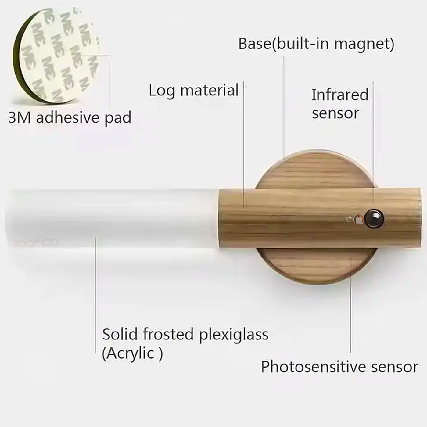 Miniatura 4 de Luz Led Nocturna Magnética Lampara